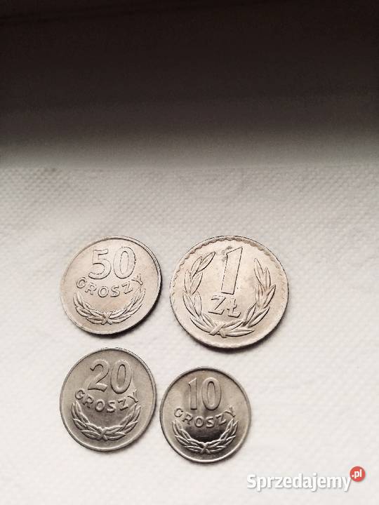 Polska zestaw monet 1 złoty 1949 rok MN