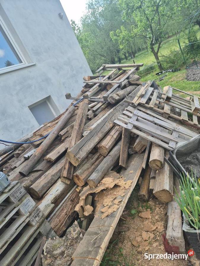 Drewniane belki z 100 letniego domu Wieprz sprzedam