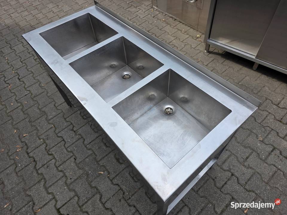 Zlew Basen Gastronomiczny 3 Komorowy 1436085 sprzedam