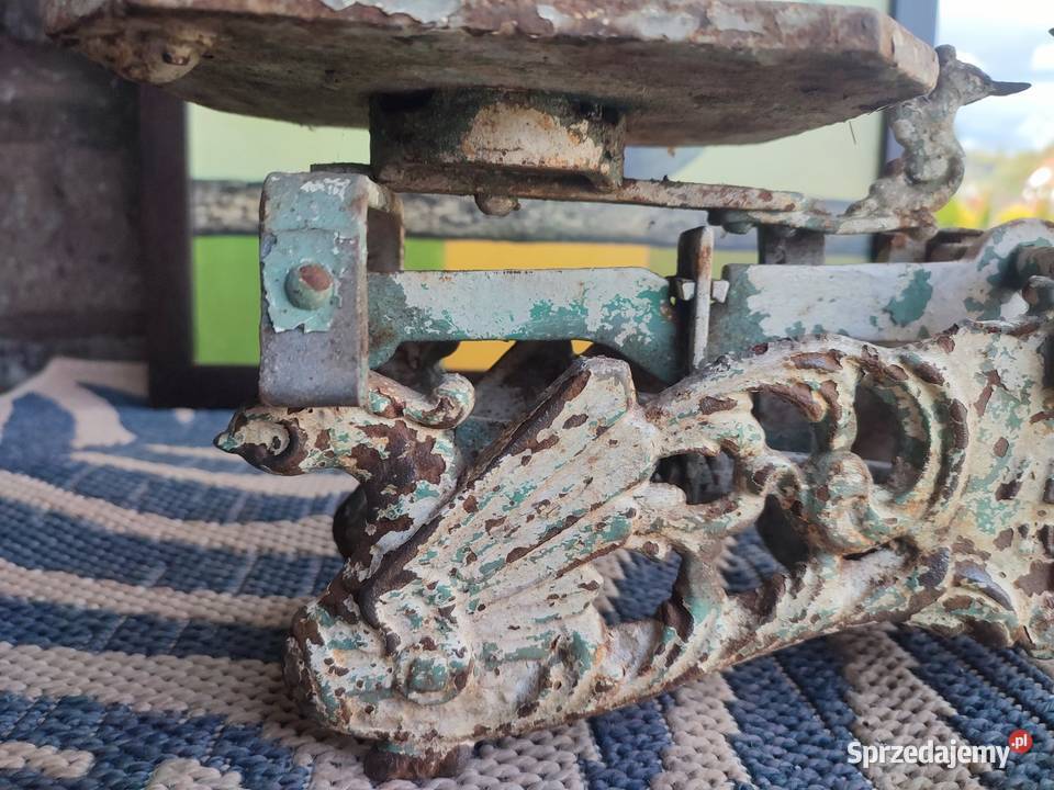 Przedwojenna waga szalkowa 1935 r Dulcza Wielka