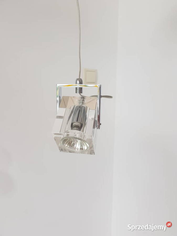 Lampa wisząca KOSTKA szkło 1x50W GU10 regulowana