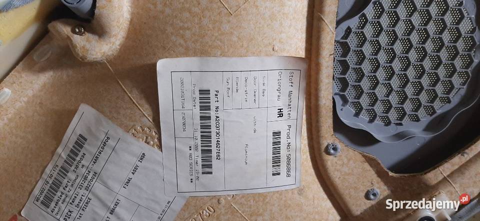 Boczek tapicerka drzwi Mercedes W203 CKlasa Włoszczowa