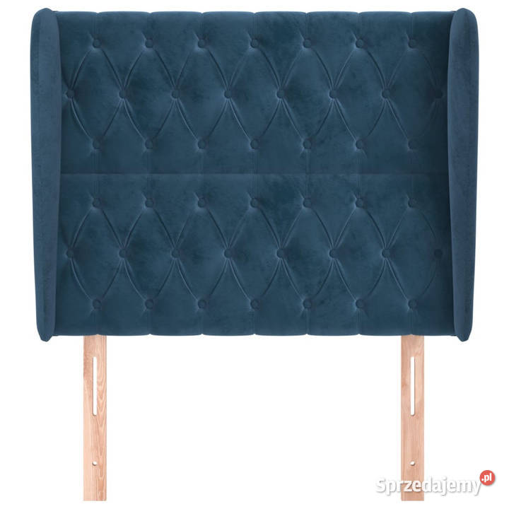 Zagłówek uszak ciemnoniebieski 93x23x118128