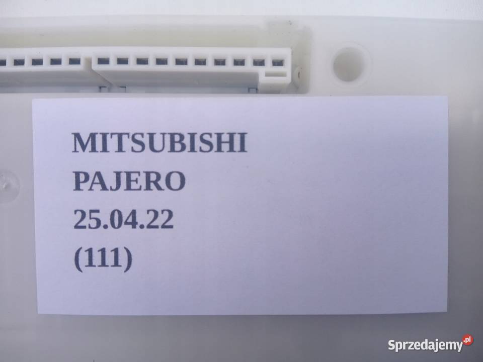 MODUŁ IMMOBILIZERA MITSUBISHI PAJERO SPORT II Układ elektryczny wielkopolskie Nowy Tomyśl