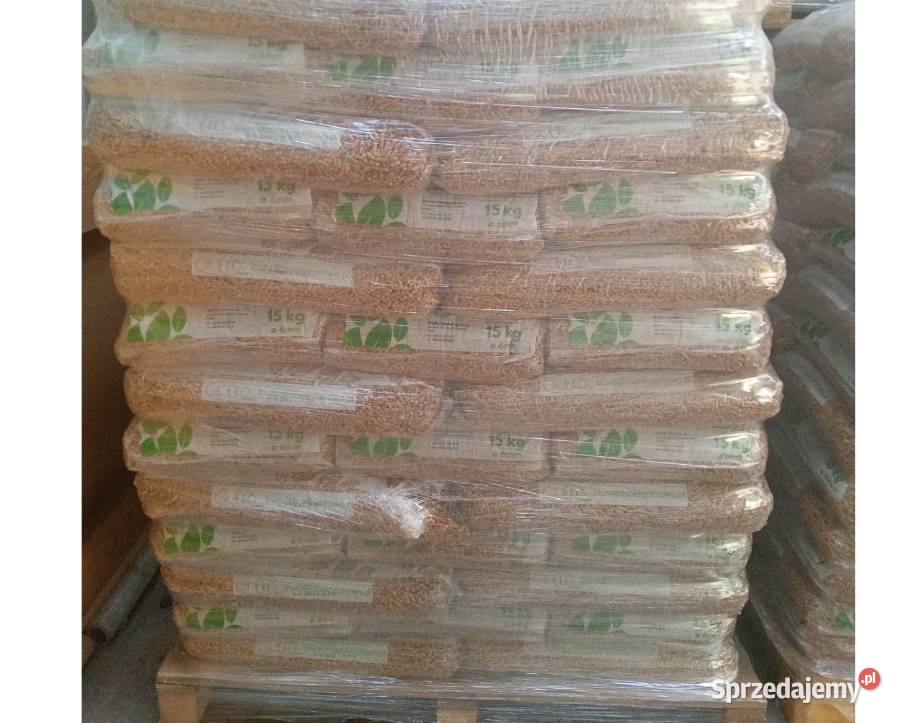Wood Pellet paleta 65 worków 15 Barcin sprzedam