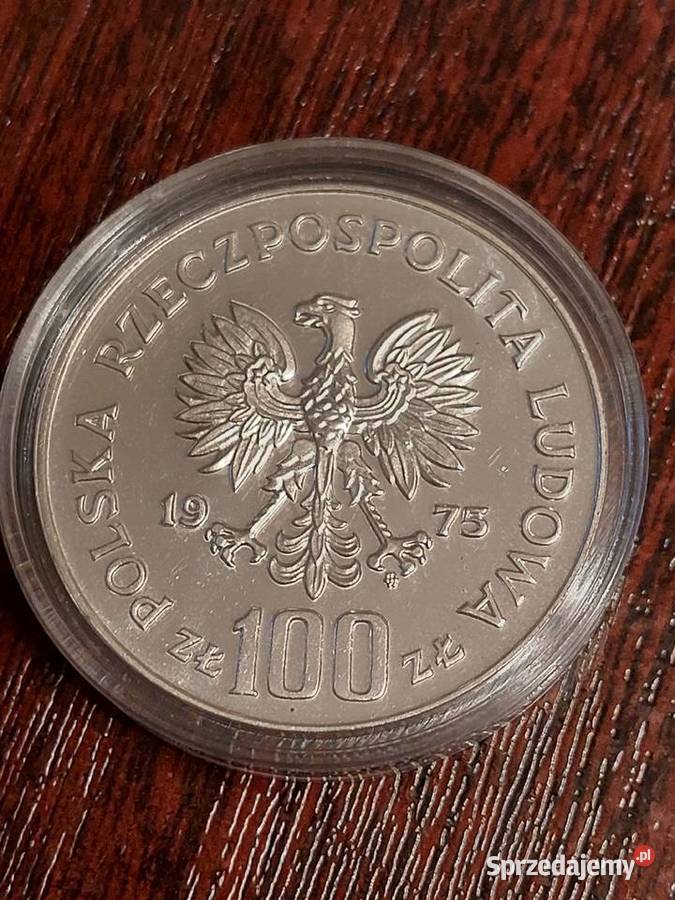 Moneta 100 1975 Modrzejewska Żary sprzedam