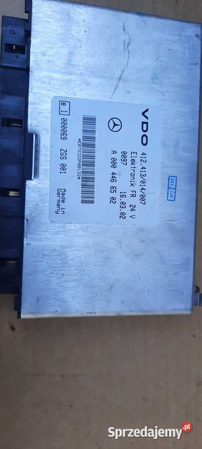 Kaseta Sterownik Mercedes Actros A0004466502 świętokrzyskie Staszów