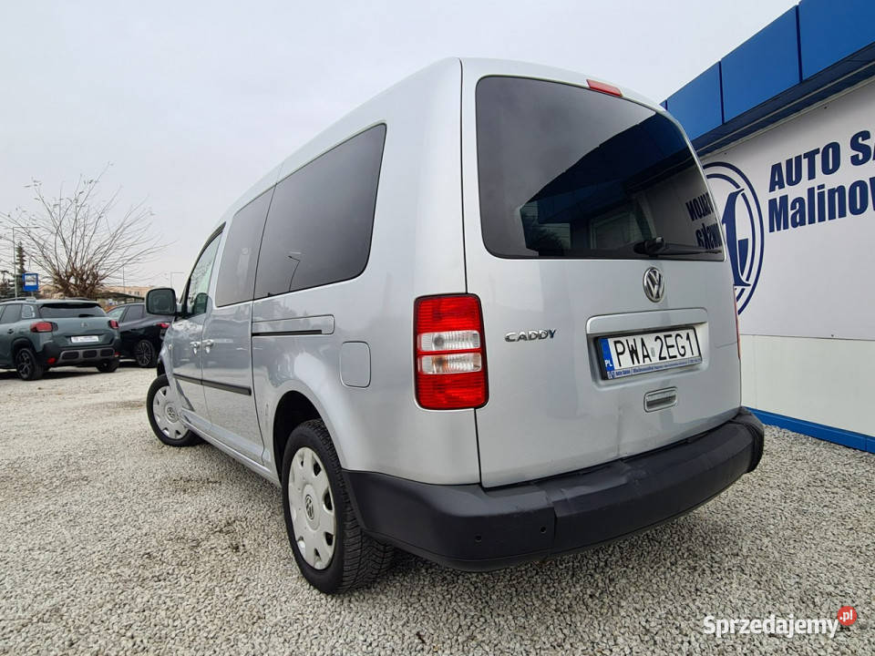 Volkswagen Caddy LONG Patforma Inwalidy Automat Zarejestrowany w Polsce