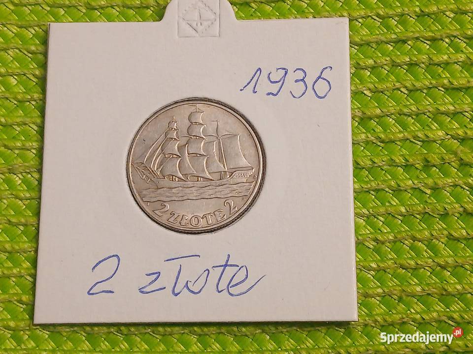 moneta srebrna polska 2 złote z 1936r podlaskie sprzedam