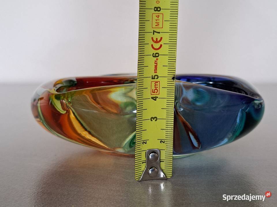 Popielniczka Huta Szkła Chribska lata 60te proj Radom