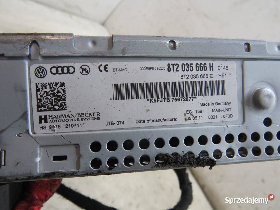CZYTNIK NAWIGACJI AUDI Q5 A4 B8 A5 A7 8T2035666H