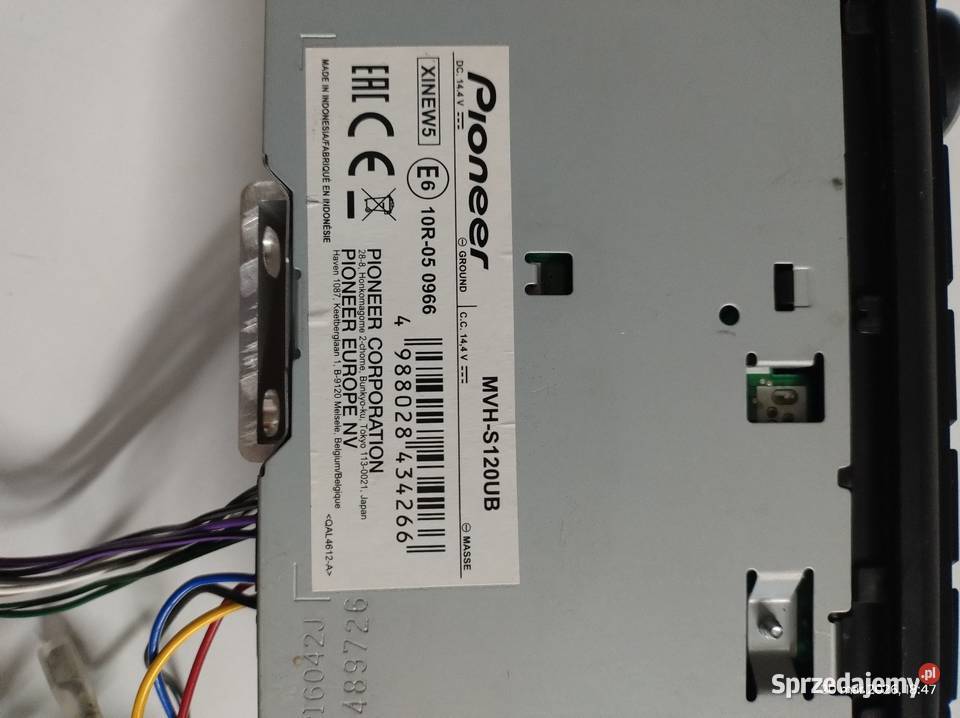 Radio samochodowe Pioneer MVHS120UB Jasło