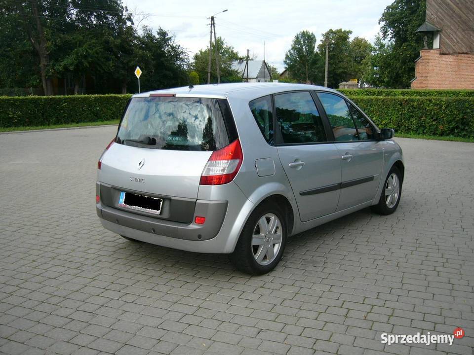 Renault Scenic 19 dCi 2006r zarejestrowany czujnik parkowania Sadowne sprzedam