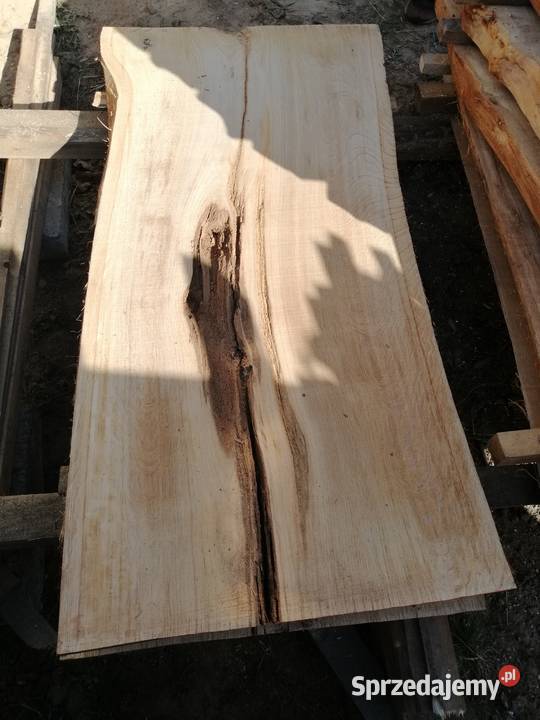 Bale blat deska stół loft żywicą foszty dąb