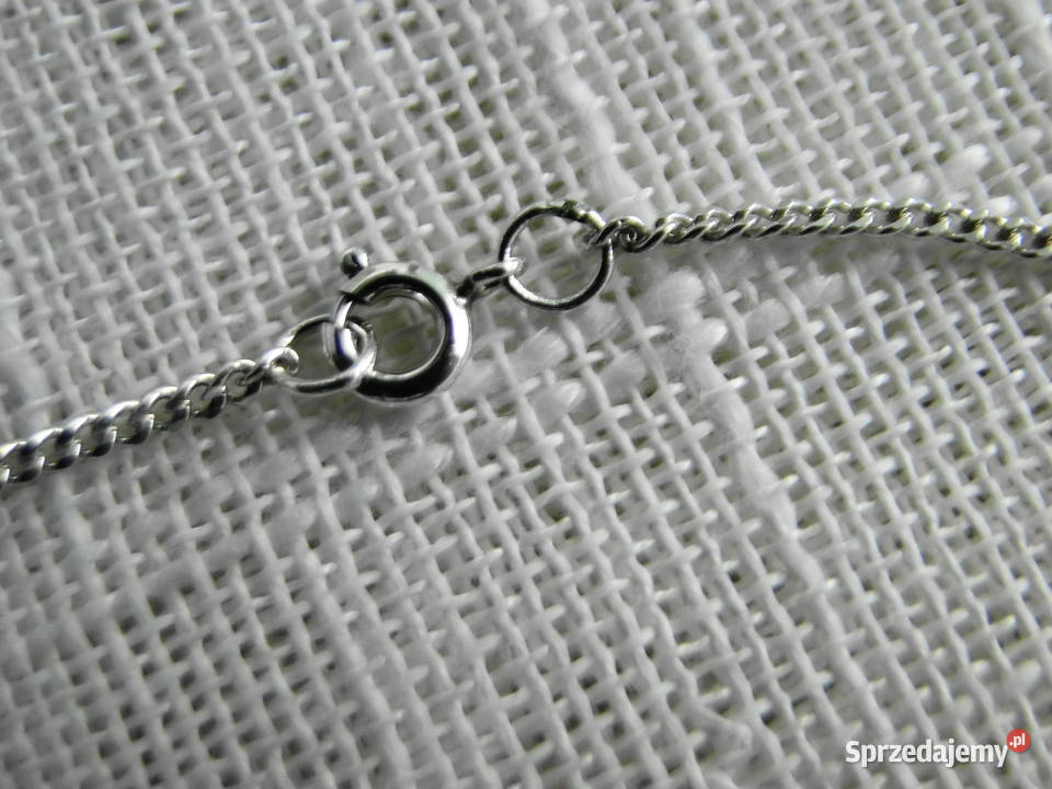 Śliczny naszyjnik srebro i rubinowa cyrkonia Warszawa