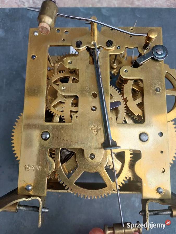 Stary zegar ścienny gabinetowy PHS przedwojenny pomorskie