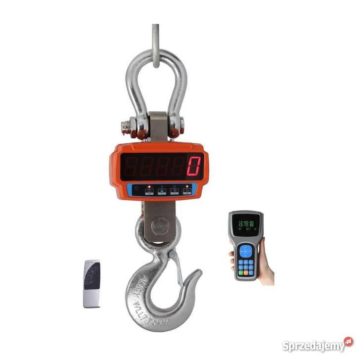 Waga magazynowa hakowa na akumulator 10 ton 2