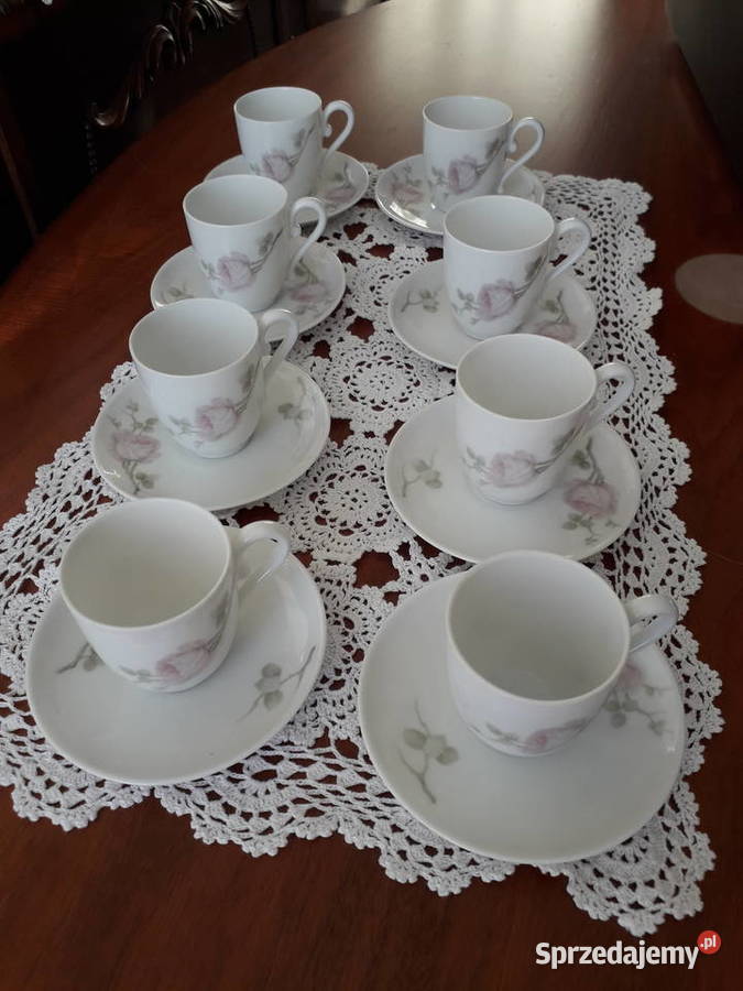 Filiżanki Rosenthale Mocca zachodniopomorskie Kliniska Wielkie