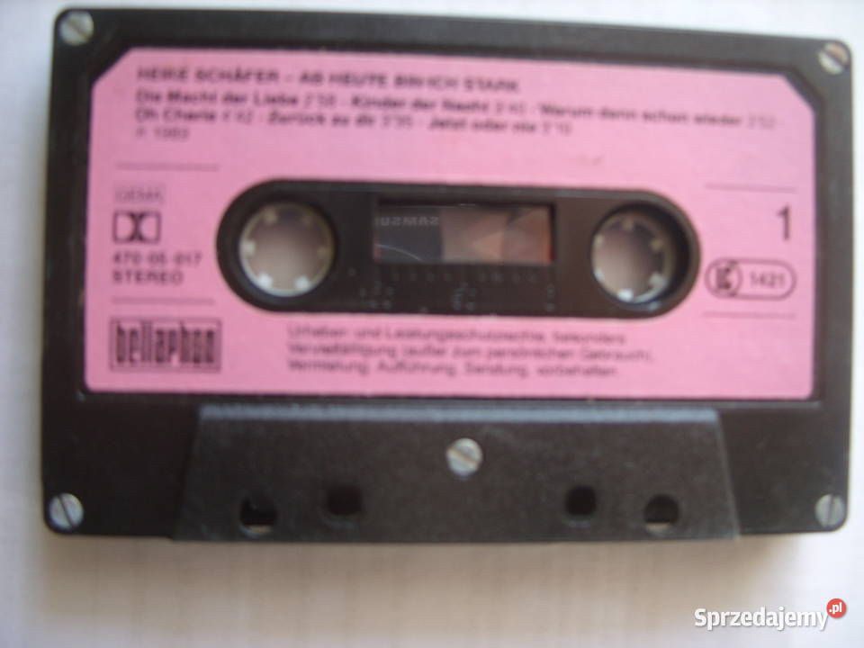 Kaseta HEIKE SHAFERAB HEUTE 1989 kaseta dolnośląskie Wołów sprzedam