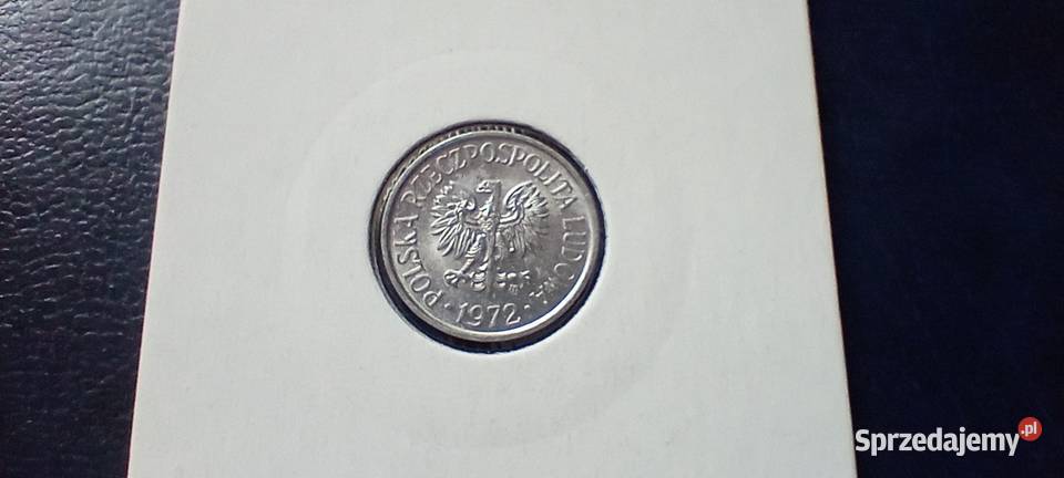 Stare monety 5 groszy 1972 Polska PRL mennicza Lesko