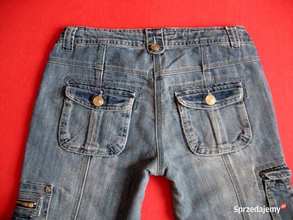 Szorty spodenki Jeans 36 S biodra 96 Cropped Siedlce