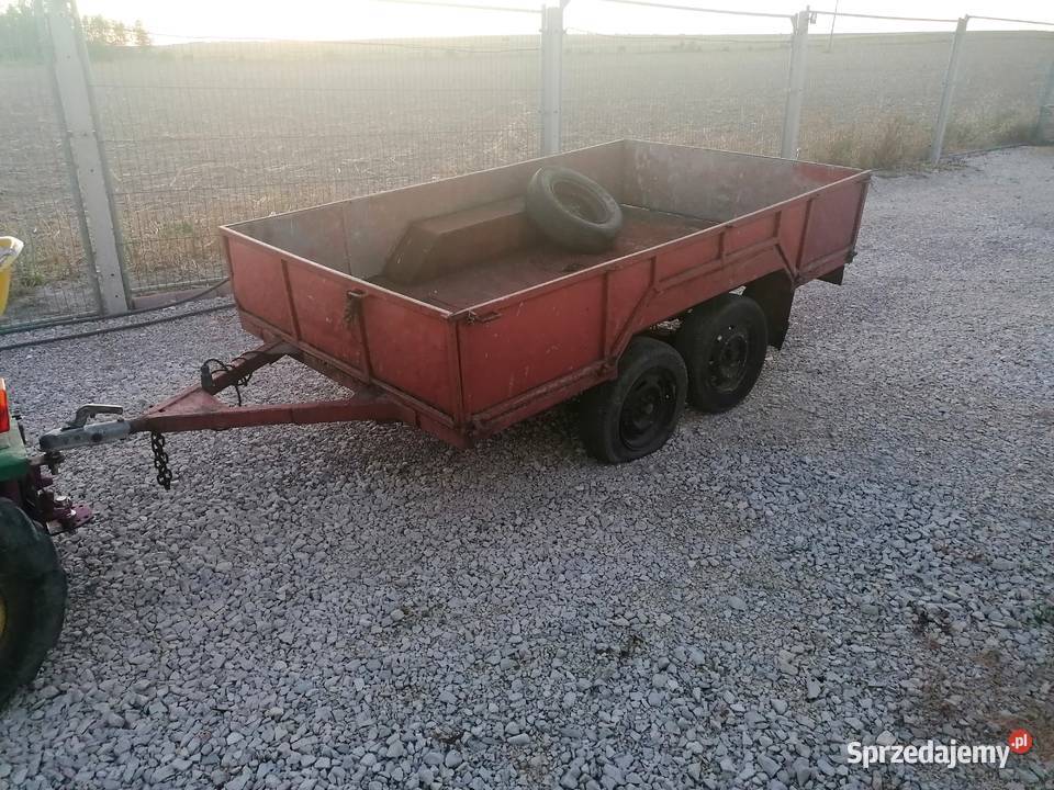 Przyczepka Dwuosiowa SAM ZAREJESTROWANA Do Burtowe i plandeki Wodzisław