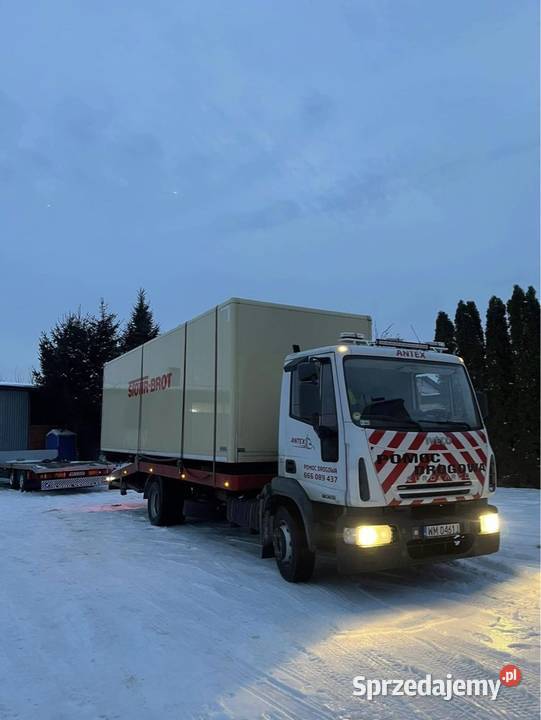 pomoc drogowa auto laweta transport maszyn Mrozy