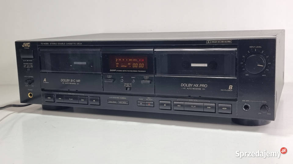 magnetofon catette deck JVC TD W 306 TDW306 Międzychód