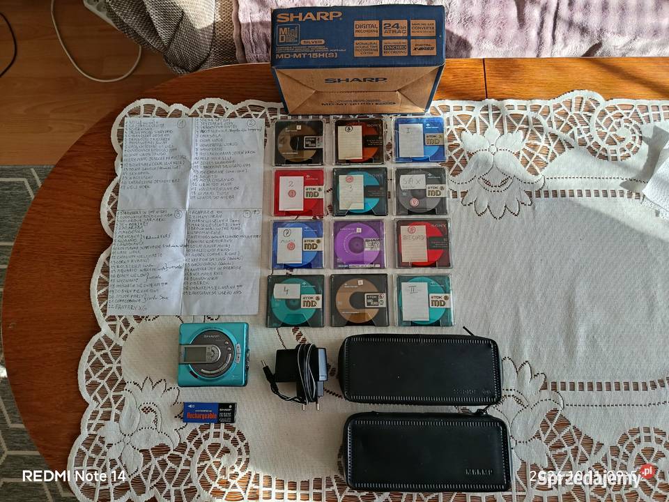 Mini Disc Sharp12 MDPodkłady Muzyczne Zestaw Przemków