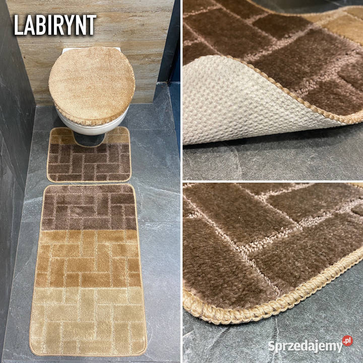 ZESTAW DYWANIKÓW ŁAZIENKOWYCH 50X80 LABIRYNT