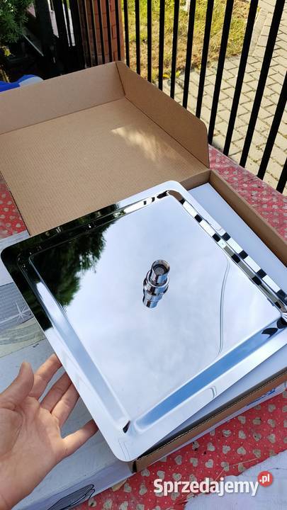 Deszczownica kwadratowa slim 30x30 chrom mazowieckie