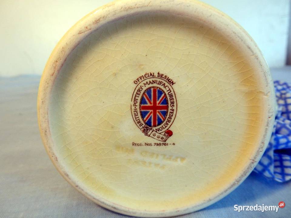 Król George V Jubileusz Srebrny 1910 1935 Porcelana i szkło wielkopolskie Piła