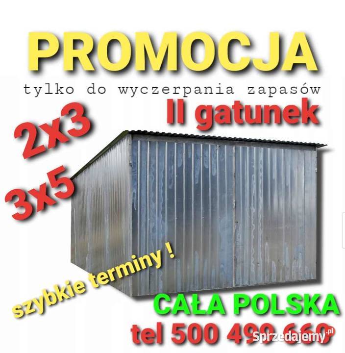 Garaż Blaszak II gat PROMOCJA Cała Polska Szybki dolnośląskie sprzedam
