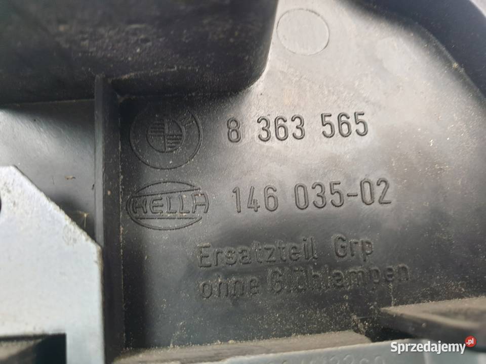BMW E39 sedan WKŁAD TYLNEJ LAMPY Lewy tył Chełm