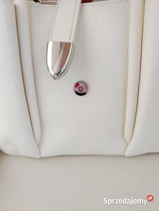 Torebka do ręki ecru z portfelem prezent na wielkopolskie Żabiczyn