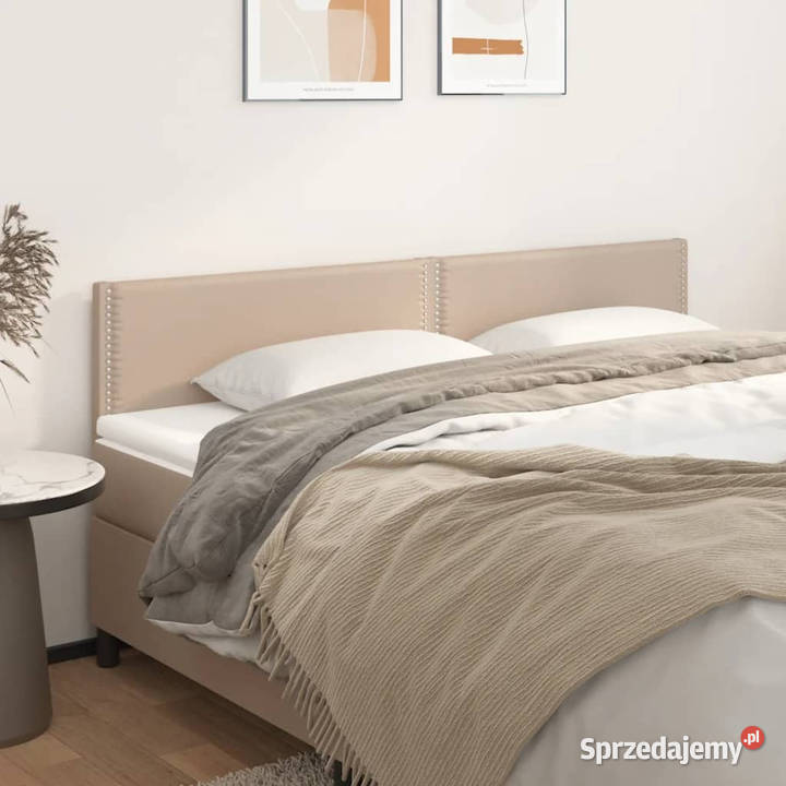 Zagłówki 2 cappuccino 90x5x7888 sztuczna skóra Ramy i stelaże Warszawa sprzedam