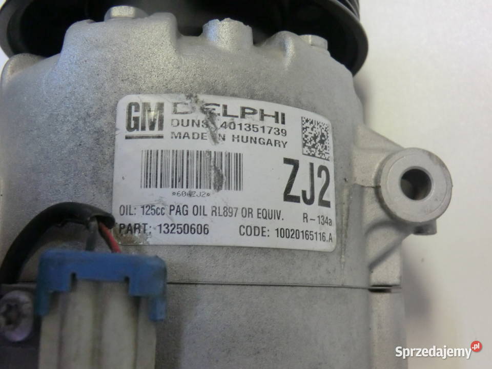 SPRĘŻARKA KLIMATYZACJI OPEL ASTRA J MERIVA B małopolskie