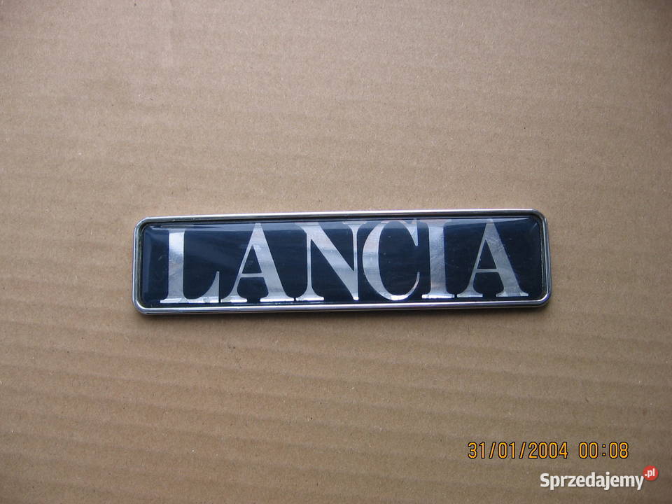 LANCIA stary napis emblemat auto klasyk PRL Akcesoria samochodowe Przemyśl