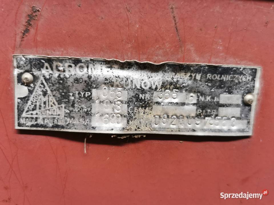 Przyczepa samozbierająca Kunów T055 nieuszkodzony Pierzchnica sprzedam