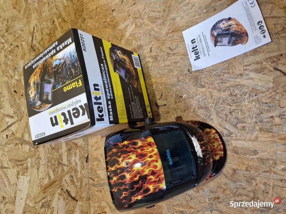 PRZYŁBICA MASKA SPAWALNICZA SAMOŚCIEMNIAJĄCA