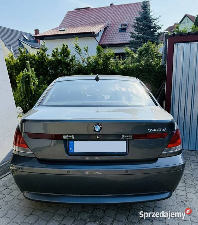 BMW e65 740d 2004 biturbo biled premium angel Gdynia sprzedam
