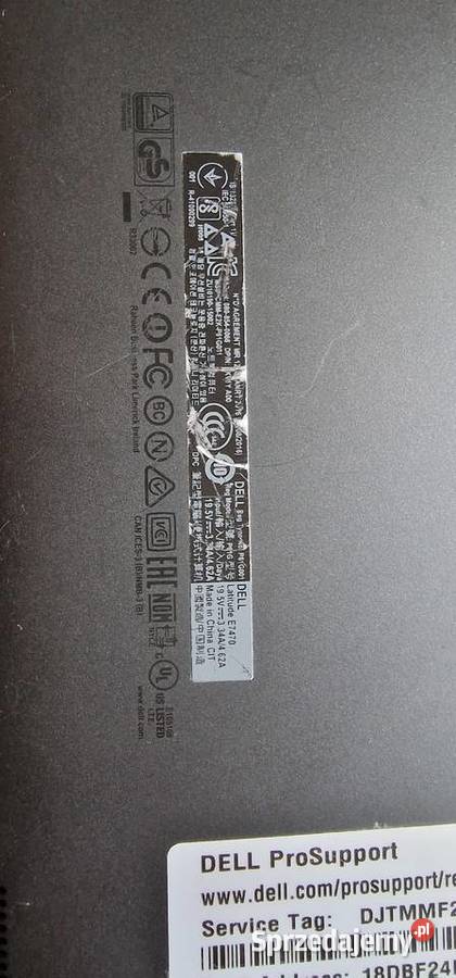 Laptop Komputer DELL latitude E7470 i5 8GB RAM