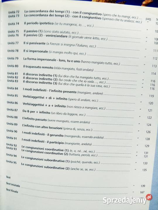 Grammatica essenziale gramatyka włoska z Warszawa sprzedam