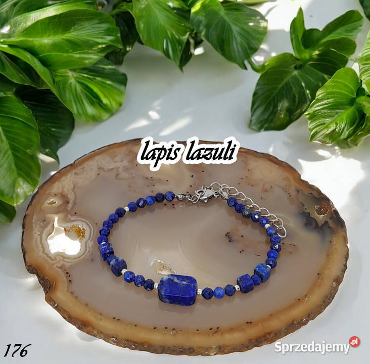 Bransoletka z lapisu lazuli lapis fasetowany Warszawa