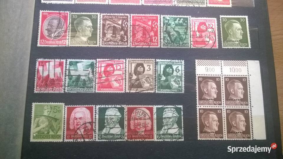 znaczki NIEMCY zestaw 91 stemplowane mazowieckie Warszawa