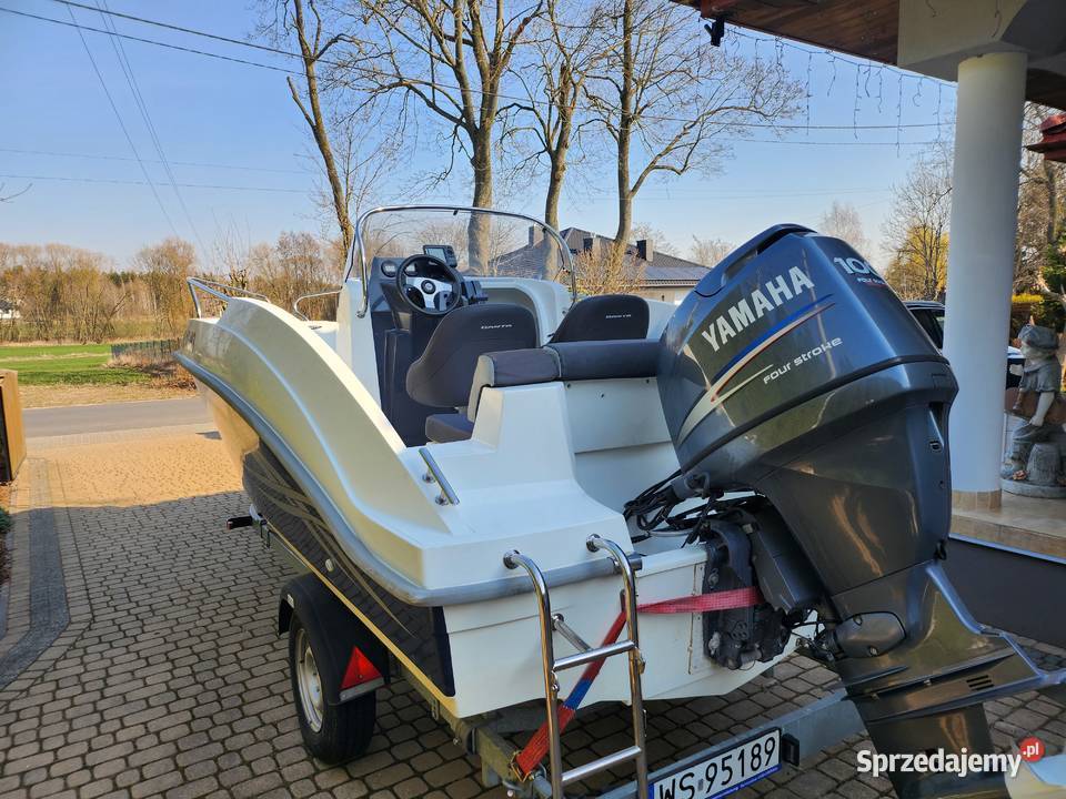 Łódź motorowa Banta 545 silnik Yamaha 100 Siedlce sprzedam