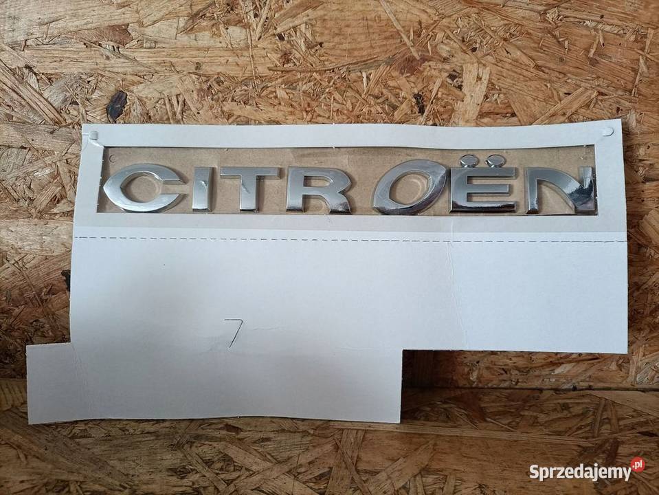 CITROEN C4 PICASSO EMBLEMAT ZNACZEK LOGO KLAPY Pleszew