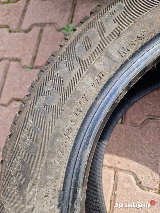 3 Dunlop winter sport 225 55 17 Czarnożyły