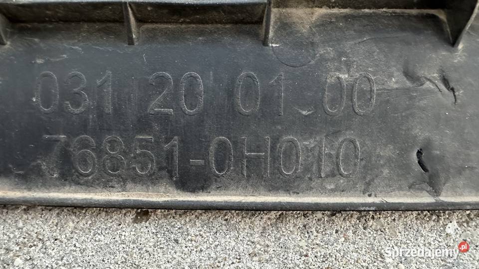 Citroen C1 Lift Spojler Listwa Zderzaka Hokej Rok produkcji 2013