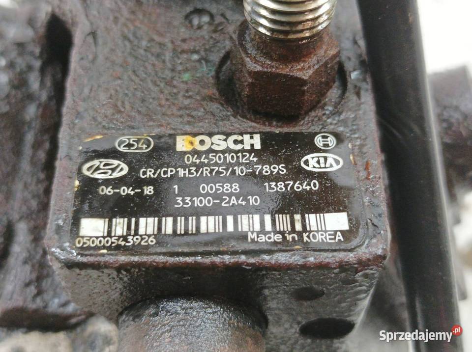 POMPA WTRYSKOWA 0445010124 15 CRDI Hyundai